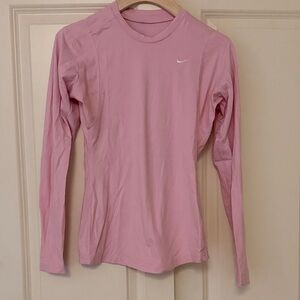 Nike Pink Performance Long Sleeve Top